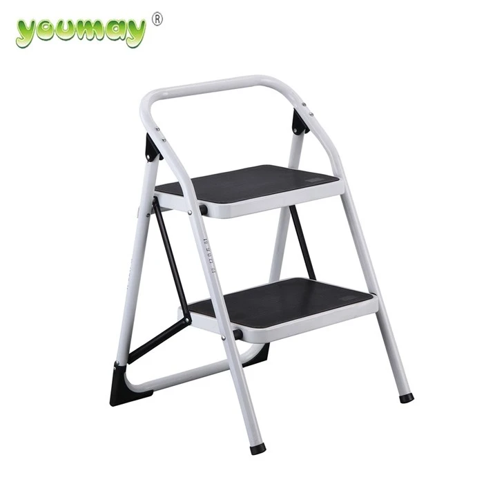 2 STEP FOLDING STEP STOOL LADDER WITH HANDRAIL suppliers