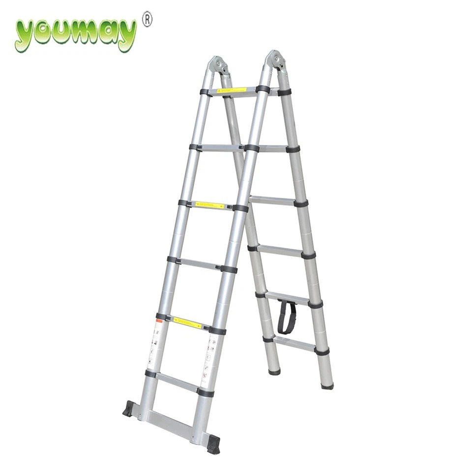 Double Side High Quality Foldable Telescopic Ladder Aluminum For Household