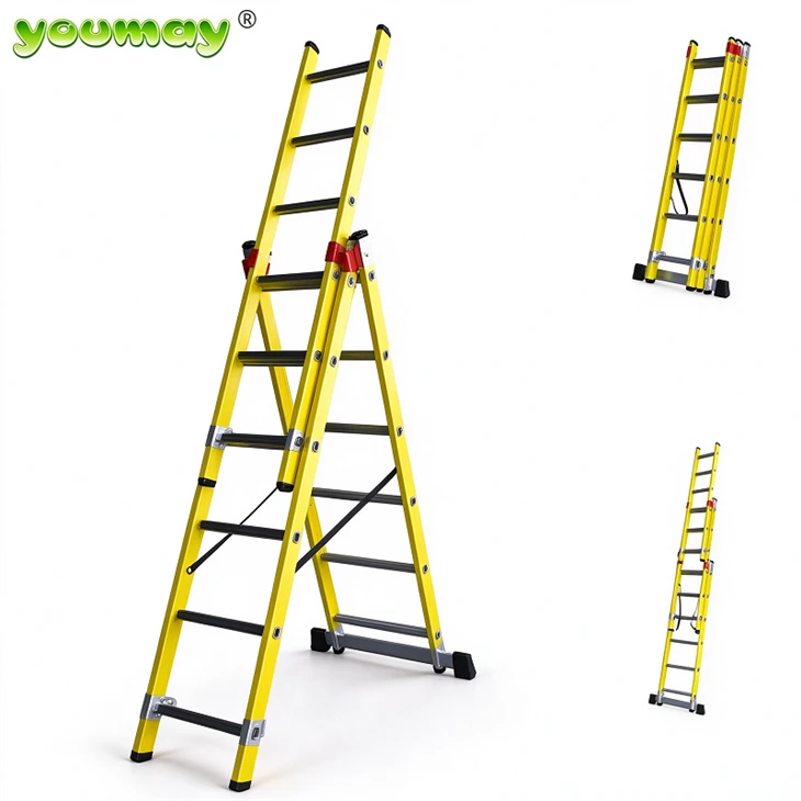 Multi-function Fiberglass Combination Ladder