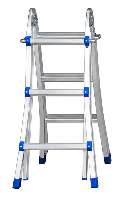 Multi Purpose Aluminum Combination Ladder, Folding Telescoping A Frame Step Ladder For Home & Construction