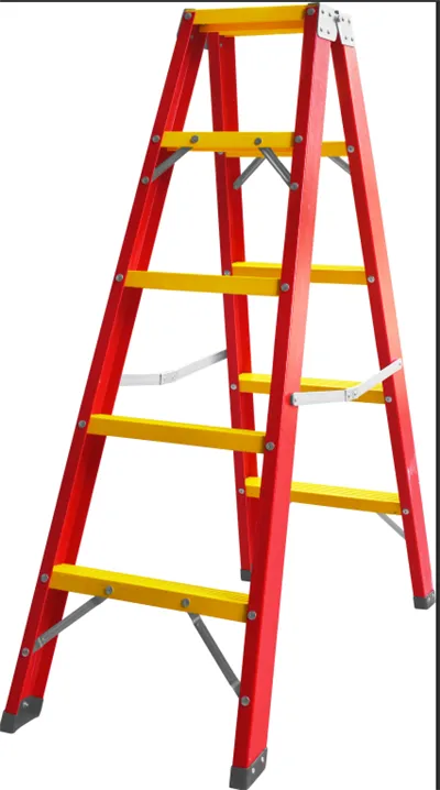 Fiberglass Insulated Ladder - Double-Sided Ladder For Electrical Work